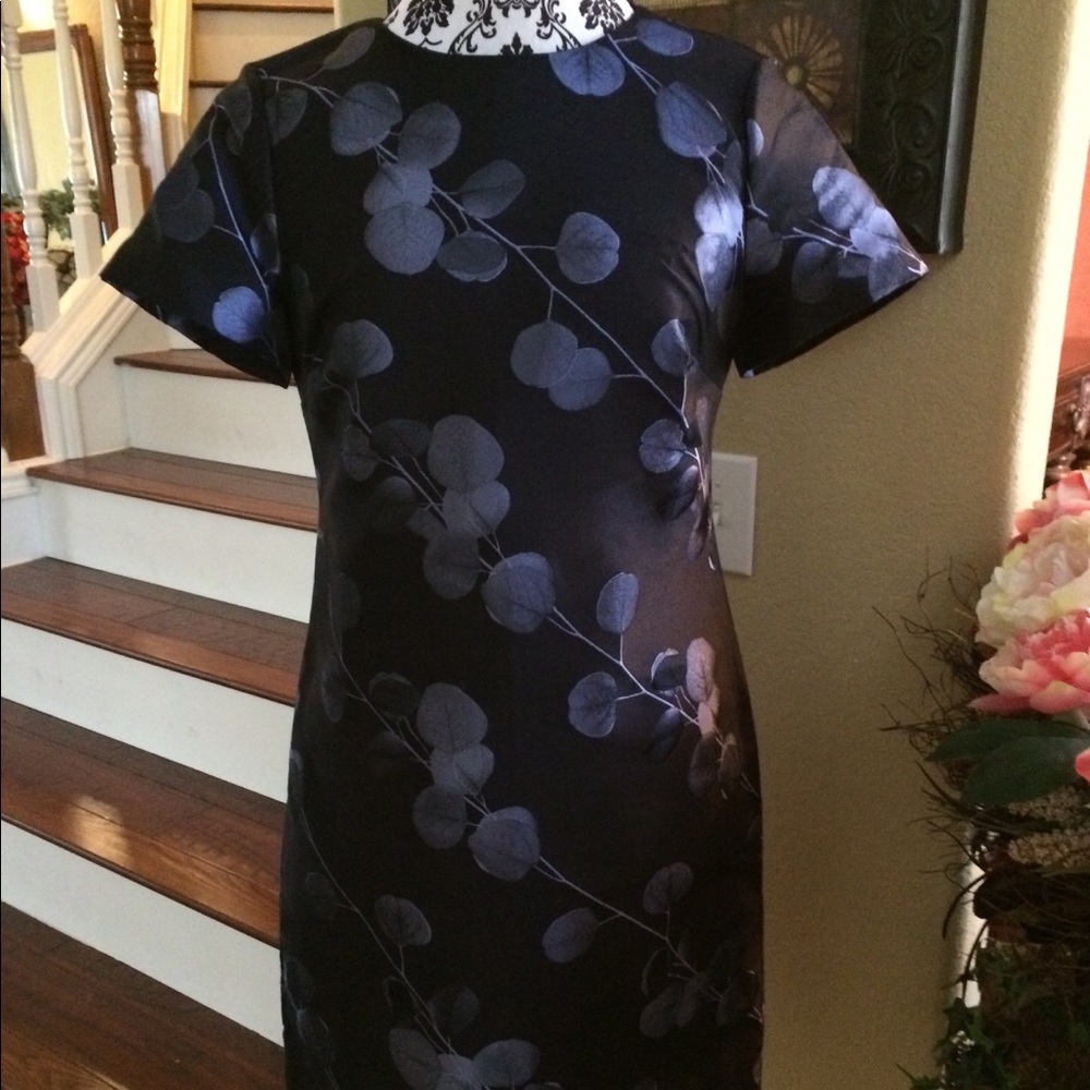NWOT Banana Republic navy blue dress